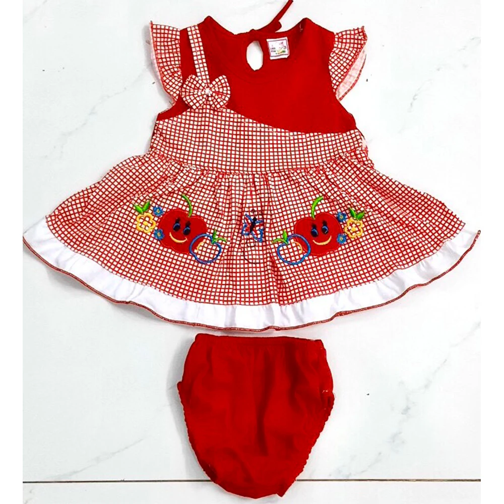 Summer new design clothes baby girls boutique clothing baby girl summer dress made in Vietnam