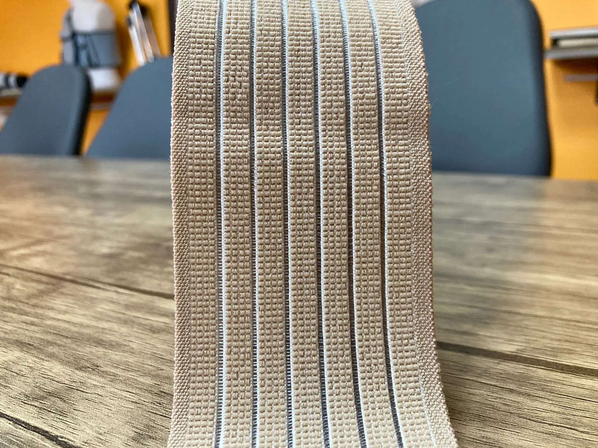 Breathable fish line elastic band