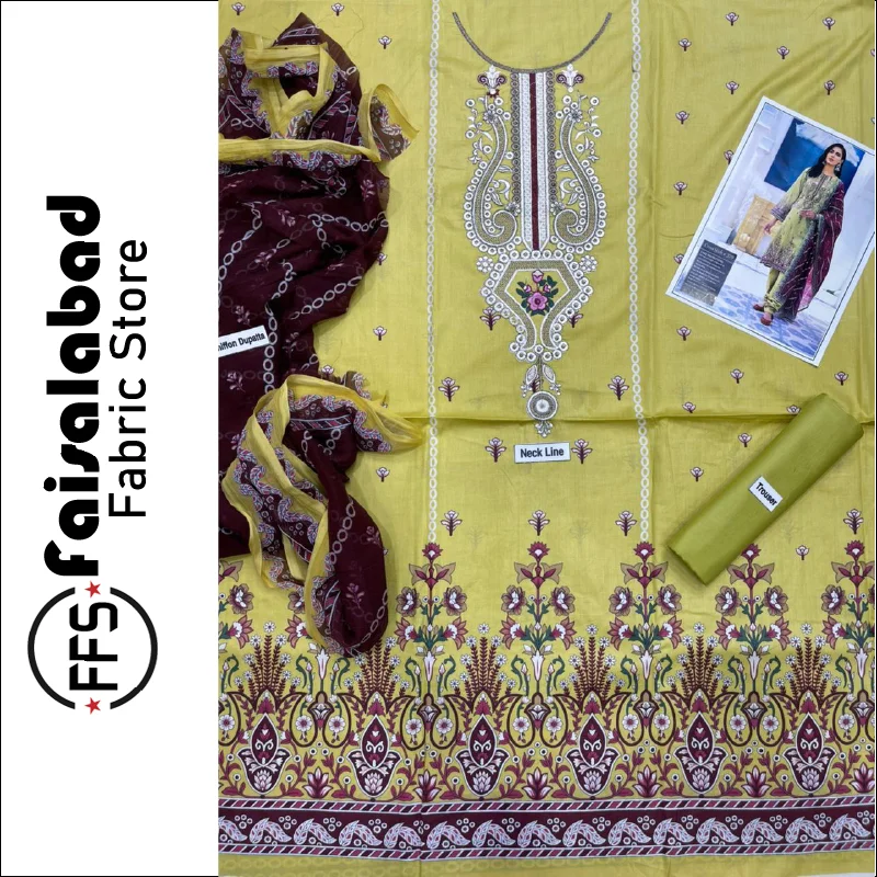 Дизайнерский Костюм для газона Gull Ahmad из 3 предметов оптовая продажа пакистана костюм salwar kameez с шифоновой дупаттой женщин