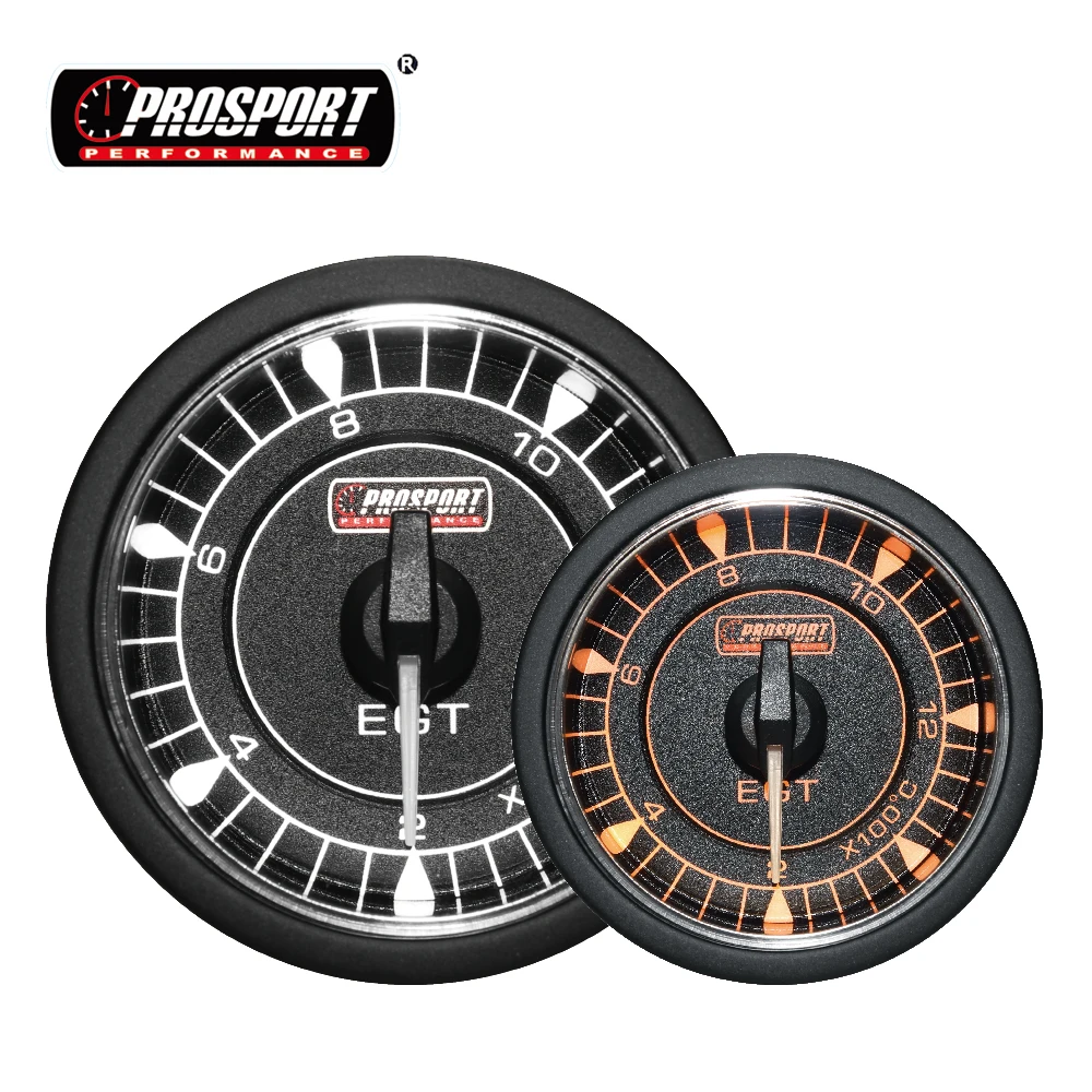 52 мм daytona винтажная серия электрический Янтарный Белый светодиодный Автомобильный датчик EGT