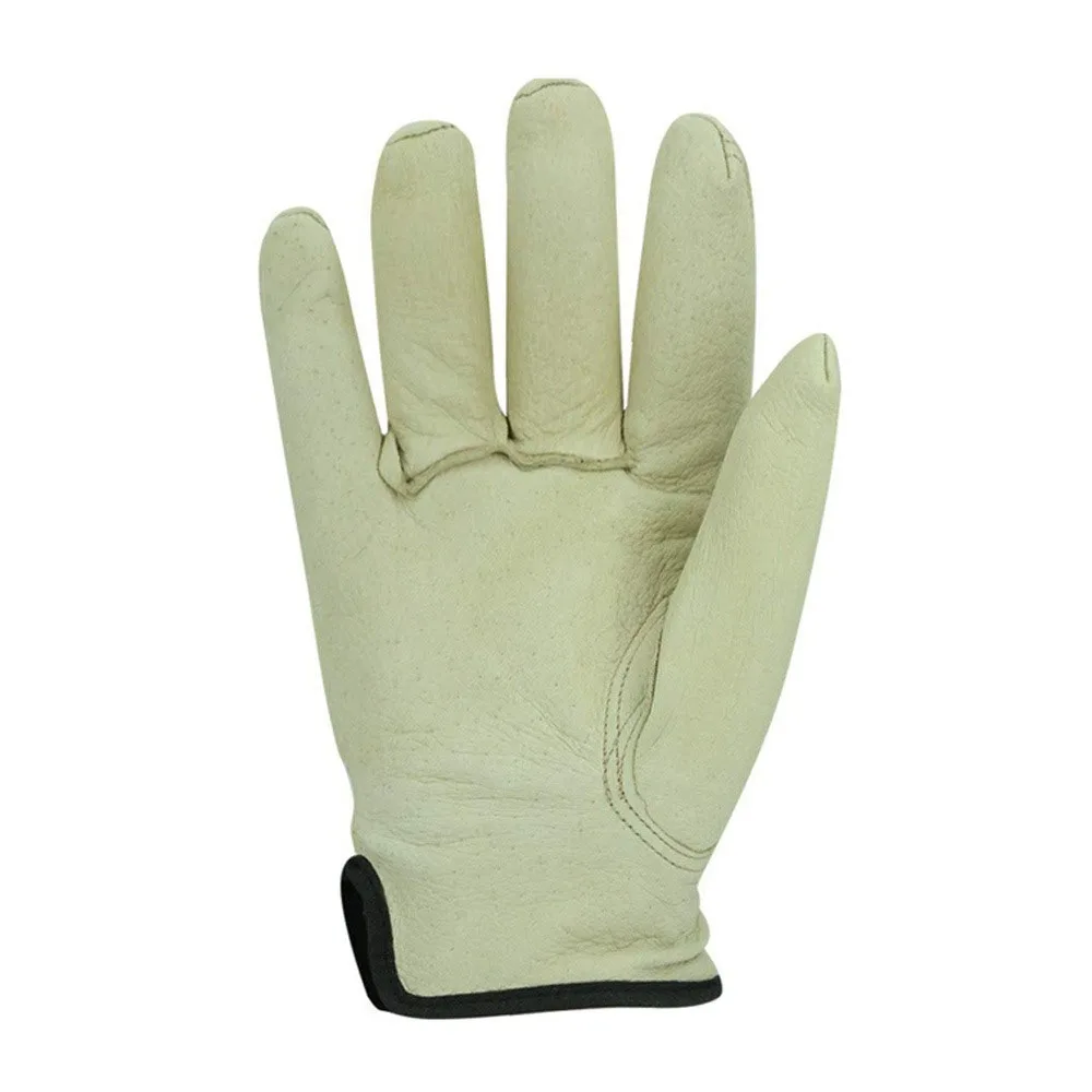 cow grain leather driver gloves for heavy work