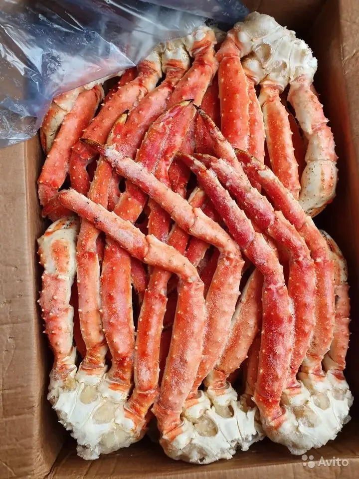 Живой красный король Краб/свежий и замороженный король/краб