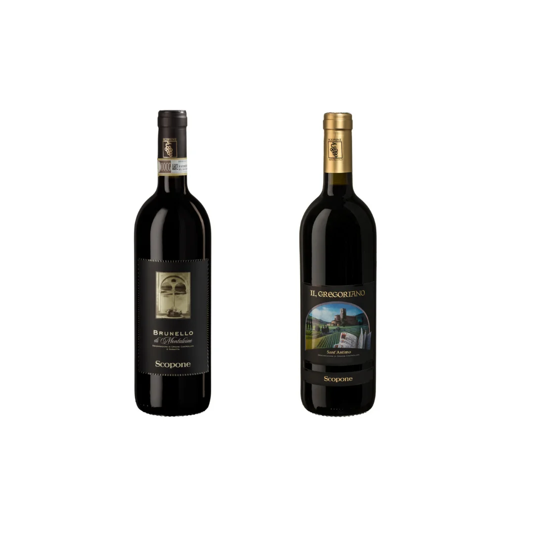 high quality new product bundle red wine italian brunello and gregoriano alcoholic beverage best red wine four bottles
