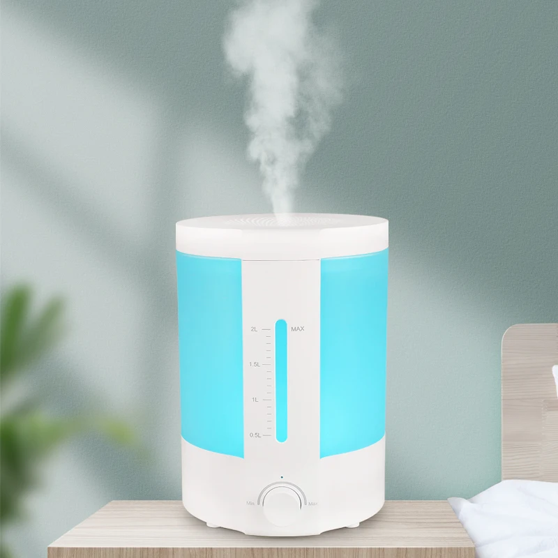 Large Capacity 2L Ultrasonic Diffuser Air Freshener Purifier Electric Aromatherapy Humidifier With Colorful LED