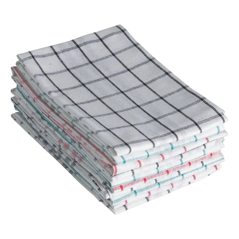 Wholesale Customizable Logo Absorbent Tea Towel Cotton Non-Oily Dishwashing Cloth 16 Inch Kitchen Towels