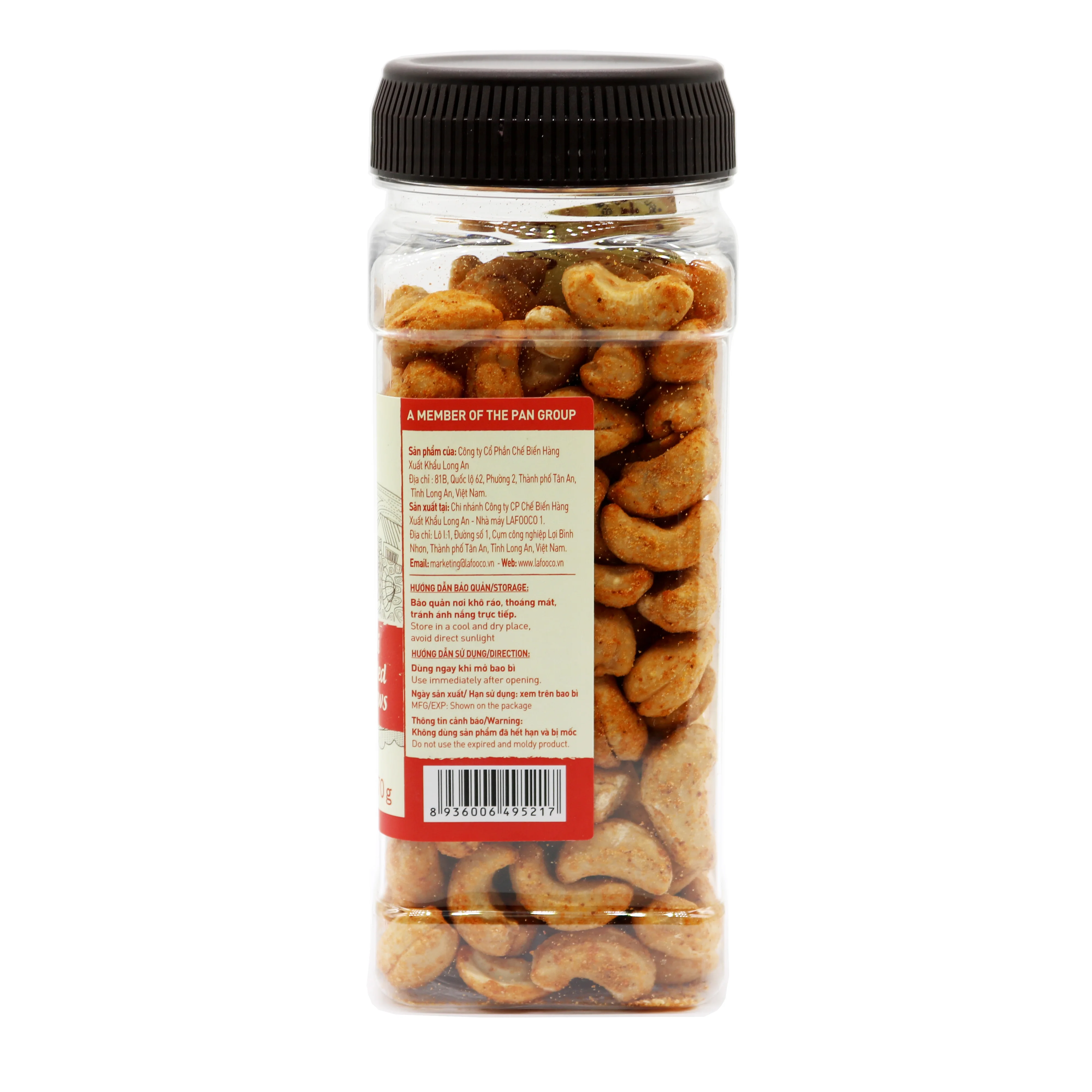 Whole Sale Chili Roasted Cashew nuts 270g FREE SAMPLE Origin Vietnam LAFOOCO Natural Delicious