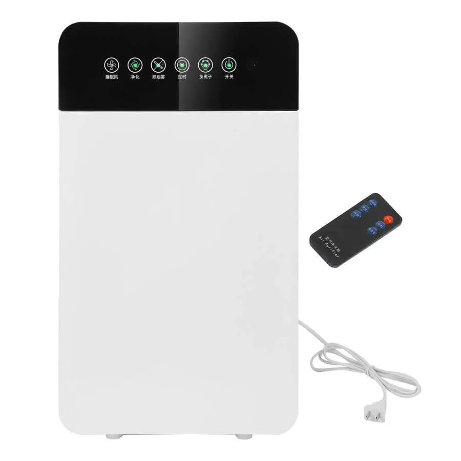 
 220V с отрицательными ионами домой УФ-фильтр очиститель воздуха Hepa пылевые пресс-форм запах аллерген удаления воздуха очиститель очистителя воздуха комнаты по уходу за кожей  