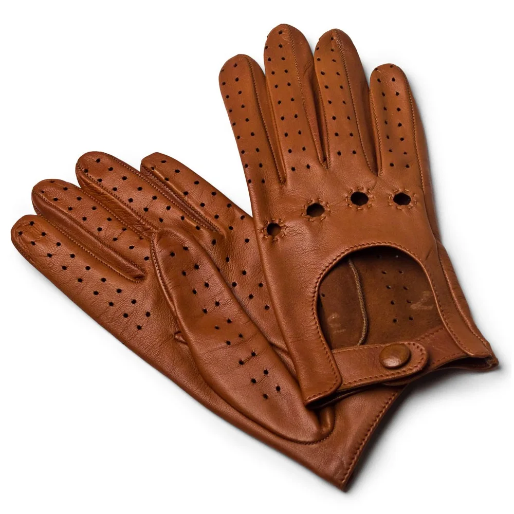Top Quality Full Finger Driving Gloves Premium Quality Genuine Cowhide Leather For Men