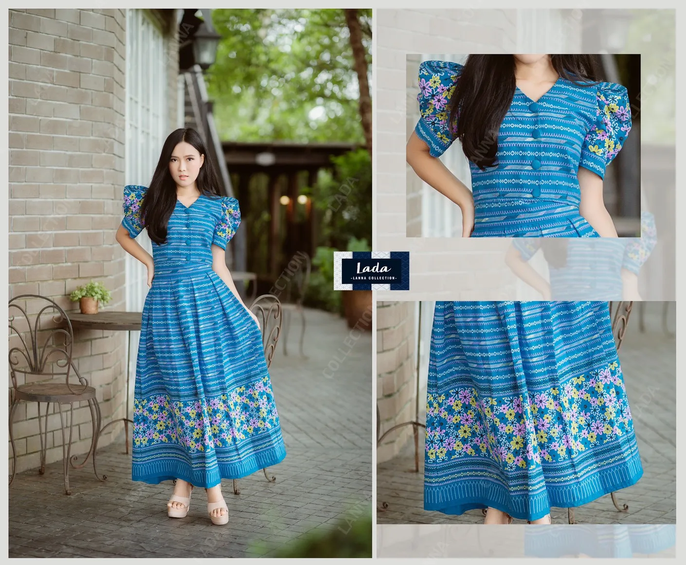 Лидер продаж тайские повседневные женские платья товары премиум класса ручная работа Лада Лана коллекция 035 набор цветов