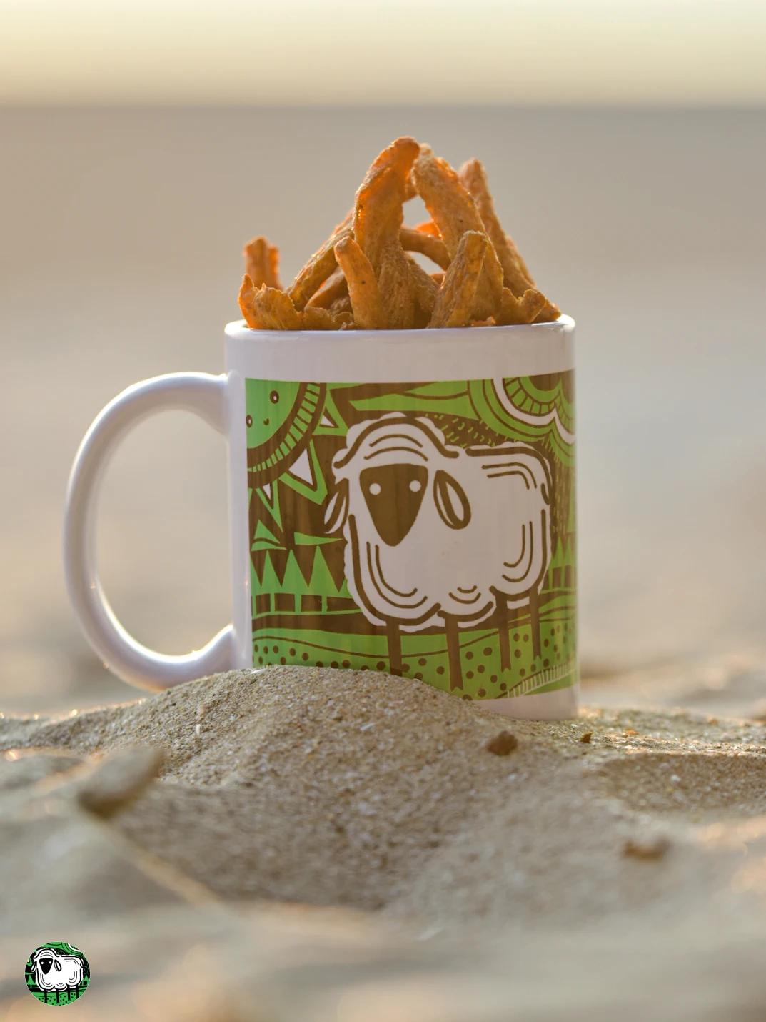 LIL SHEEP Thai Snack Soy Protein Crisps Tomyum Flavor