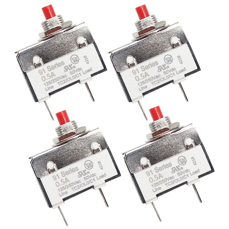 Kuoyuh 91 series 0.5 A dyson spare parts   metal nut reset switch electronic circuit breaker