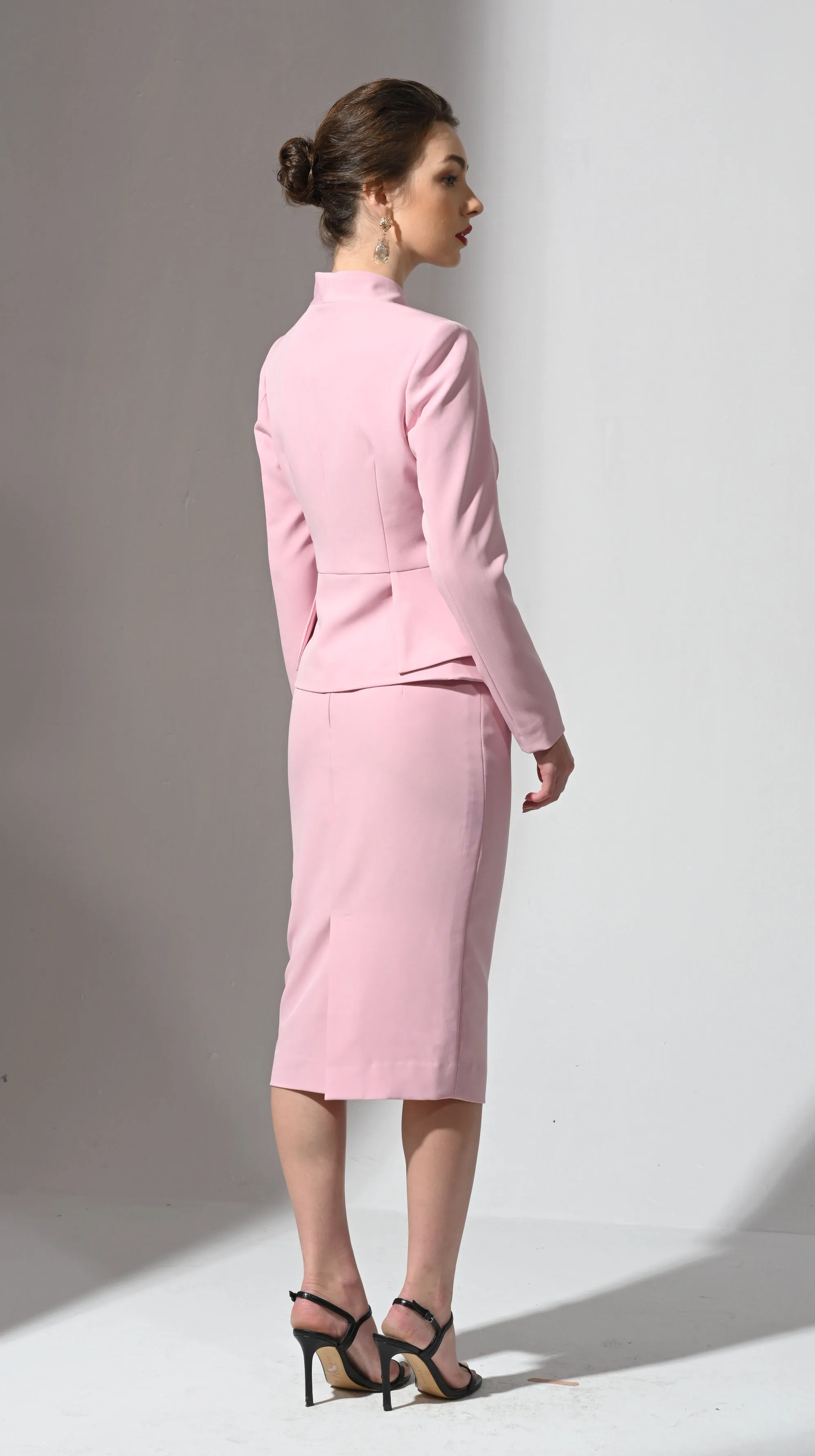 Women business Blazer suits 2 pieces Skirt Set High Quality