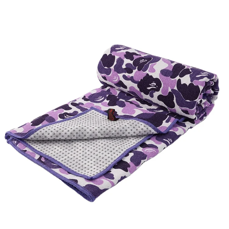 Экологичная стираемая частный ярлык Лучший продажи Нескользящие полотенце для йоги для горячей йоги