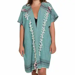 Beach Tunic Jacket 100% Cotton High Quality Beach Dress Standard Sized