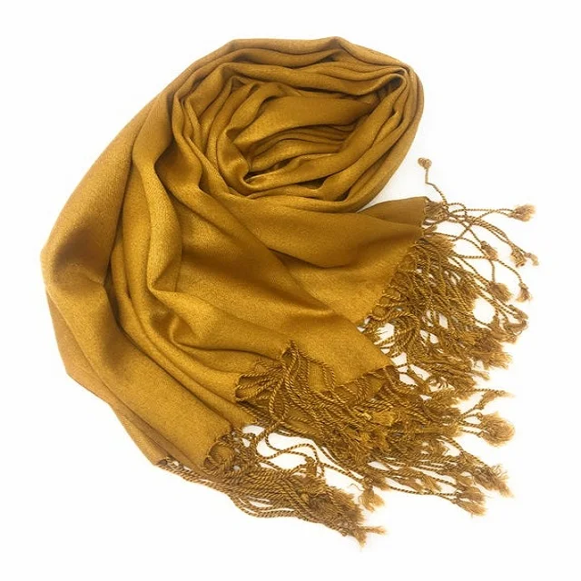Viscose Pashmina shawls for Winter Scarf custom design  Plain color Customize Color design  hijab women men warm shawl