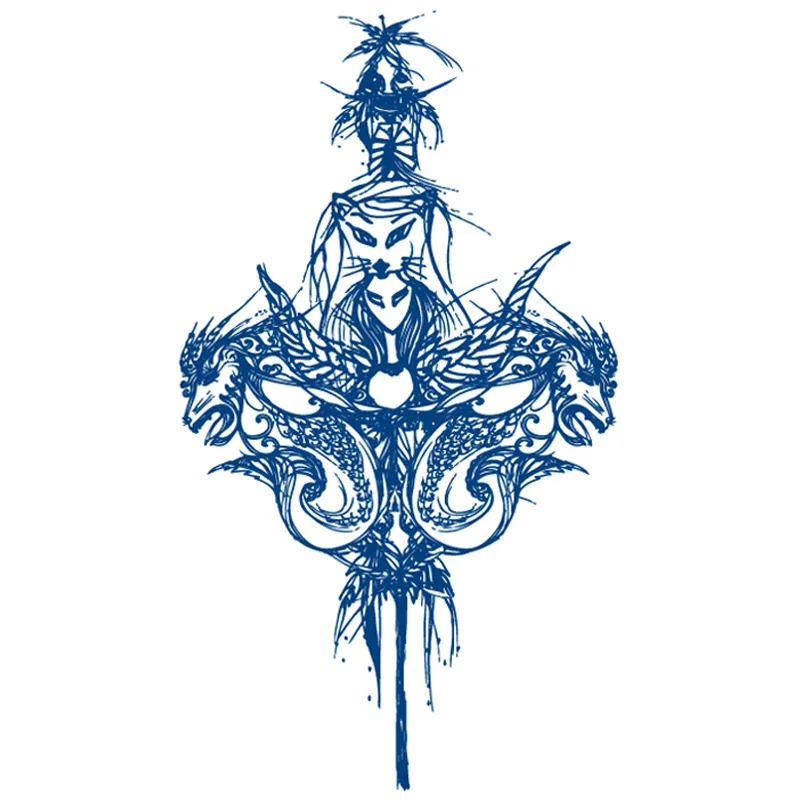 High-quality Aluminum Alloy Beautiful Body Art Material CE Certification 1 Year Warranty Tattoo Sticker