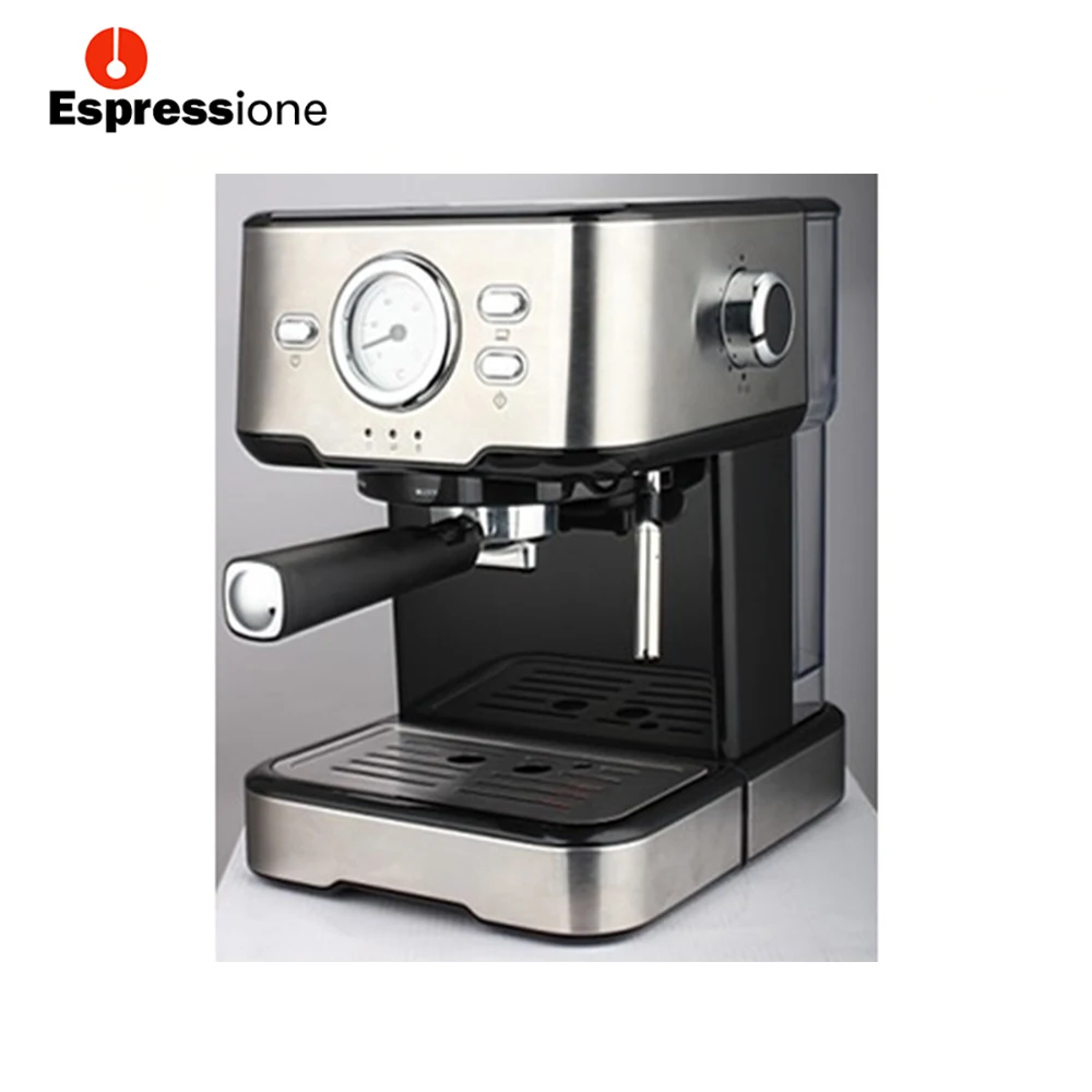 New High Quality Espresso Coffee and Cappuccino Machine With Gauge