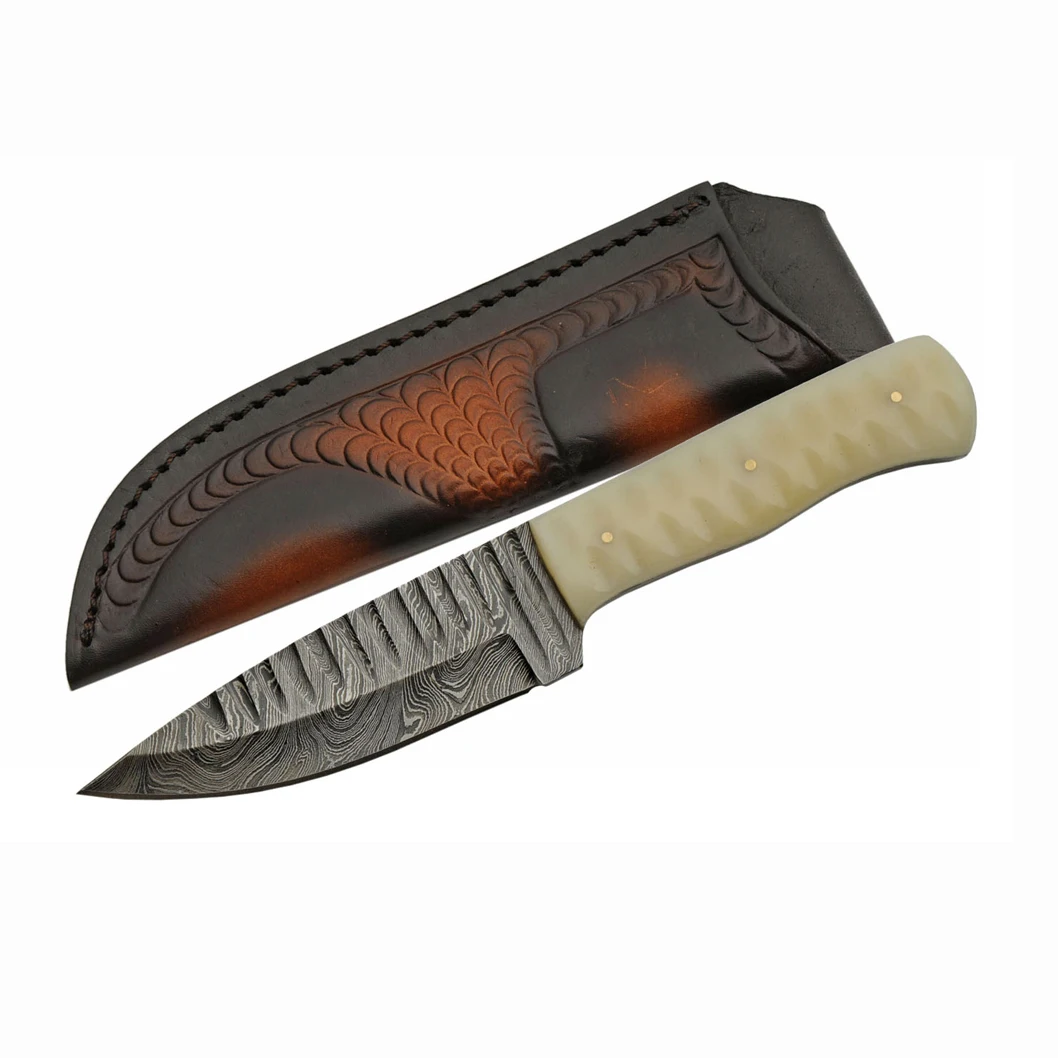 Новейший охотничий нож из Дамаска для выживания Лидер продаж