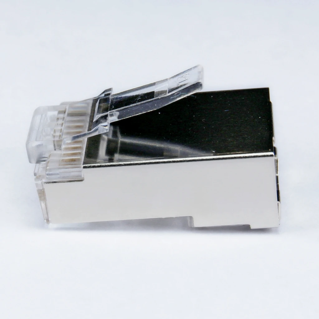 
Easy Plug Shielded STP 1row design CAT6 CAT5E RJ45 Thru for network 