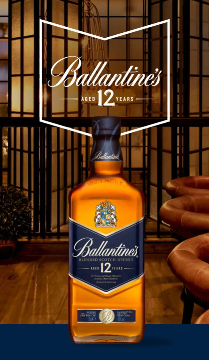 
Distilled 50 Different Malts Sweet Blended Whisky Aged 12 Years with 40% Alcohol Bottle from Scotland 