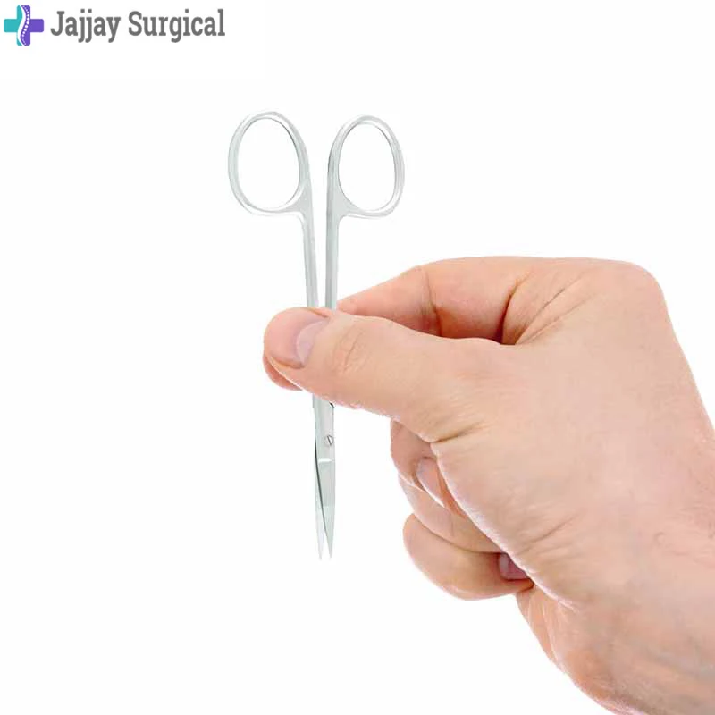 Высококачественные ножницы из нержавеющей стали для радужной оболочки медицинские изогнутые