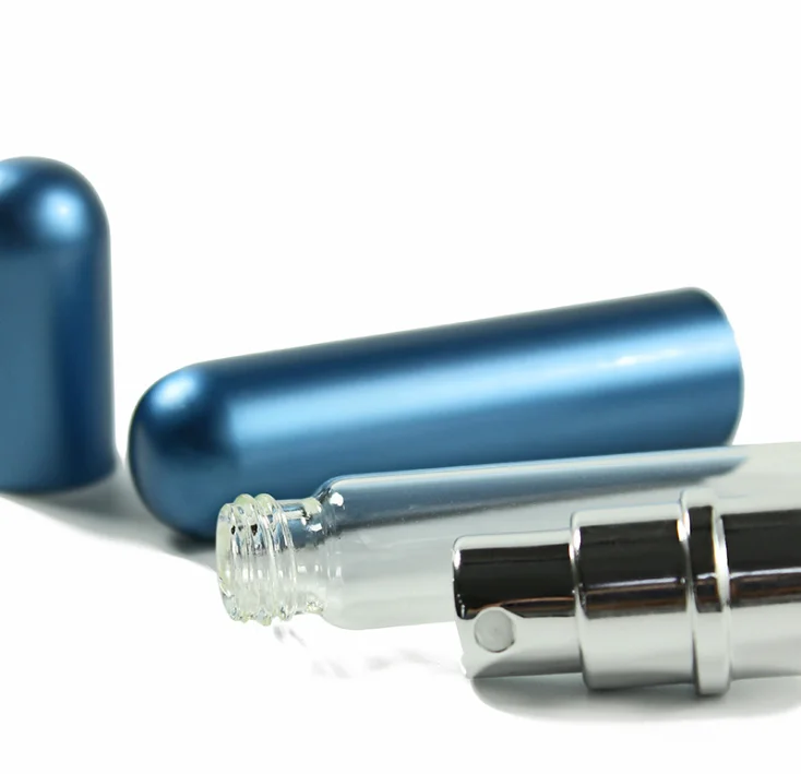 Factory Supply  8ml Perfume bottle with metal shell