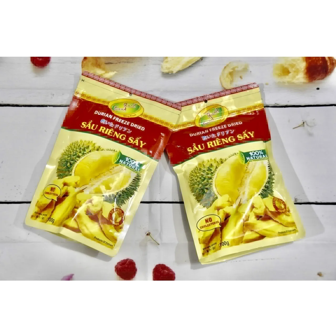 Wholesale Many Vitamin Gift Packing Sweet Taste Natural GMO Open Air Sliced Dried Durian