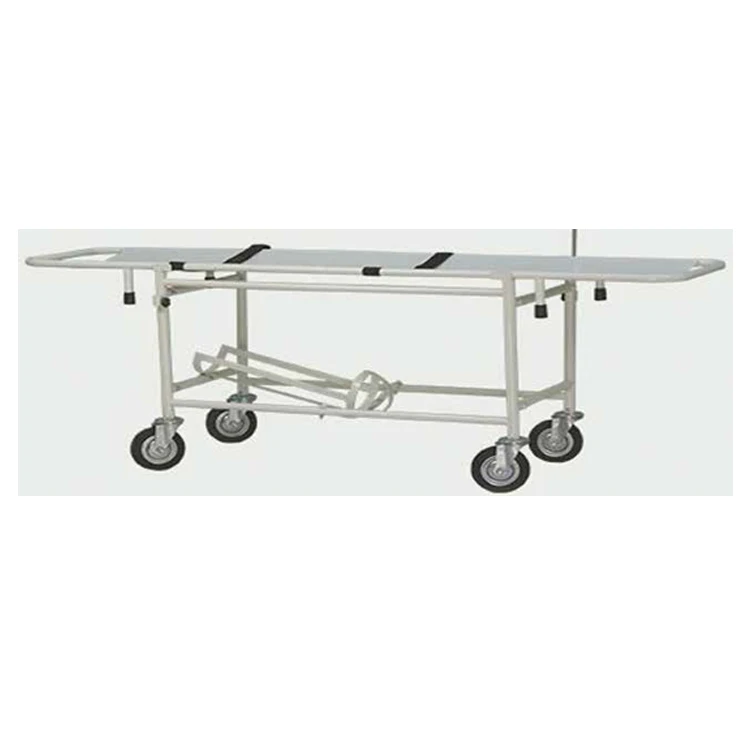 Premium Quality Hospital Furniture Sturdy and Durable Stainless Steel Patient Stretcher Trolley for Hospital Use
