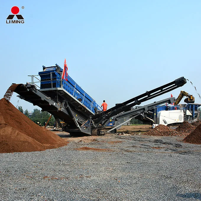 track stone jaw crusher iron ore limestone mobile crushers machine and screening plant 250 tph new with good price
