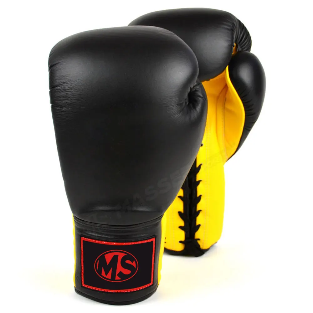 Custom 100% Original Leather Boxing Glovez Professional Laces Boxing Glovez