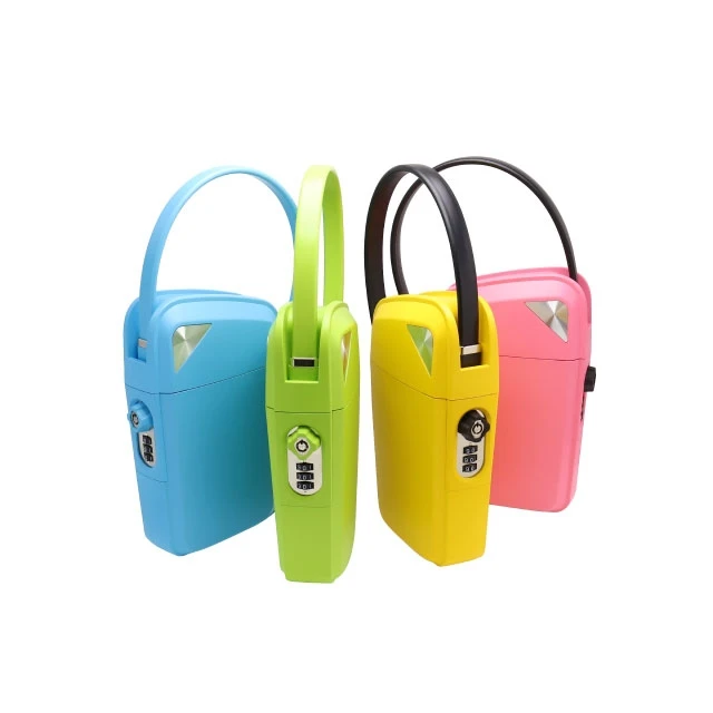 high-quality goods Portable Travel Lockbox Safe with Key and Combination Access