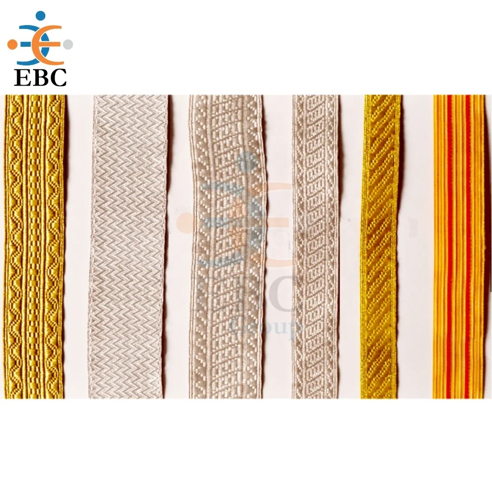 OEM Trimming Gold Mylar Wire Basket Weave Lace Trim for Garment Tunic Mylar Bullion Wire Braid Silver Gilt Orris High Quality