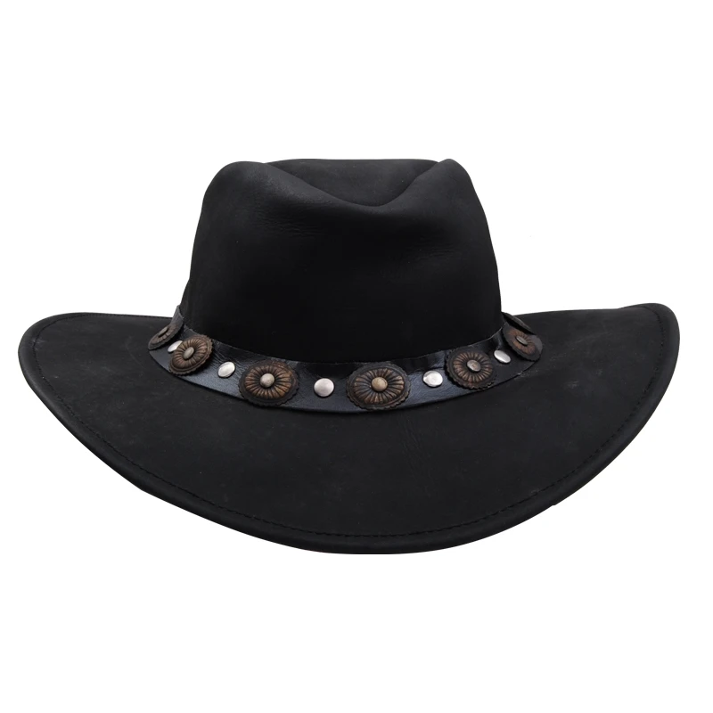 
Western Style leather bush hats Western cowboy hats 
