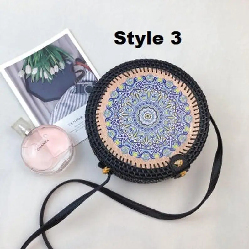 Самая дешевая цена натуральный винтажный и богемный стиль ротанговый клатч ротанговая сумка сделано во Вьетнаме оптовая продажа