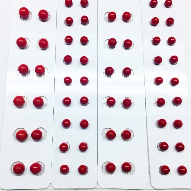  HD красные коралловые бусины мм 6 5-7 0