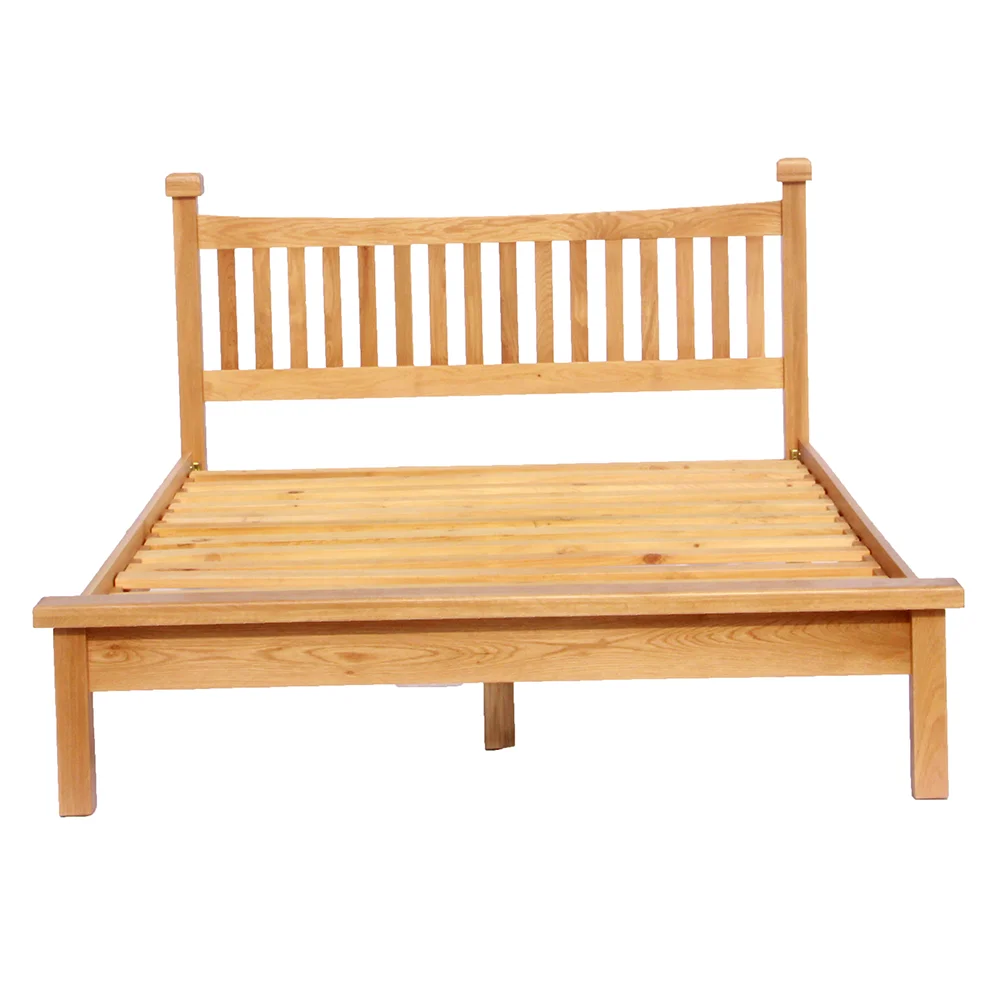 Двуспальная кровать из массива дуба сделанная во Вьетнаме по заводской цене