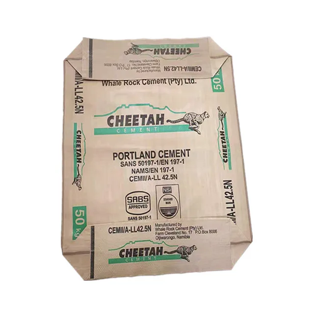 
China wholesale Water Resistant Strong 25/50kg pp woven Cement bags 