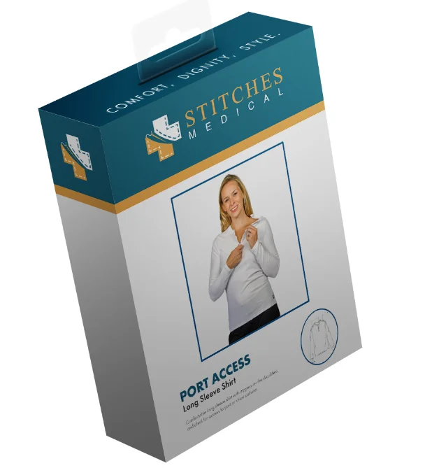 Женская хлопковая рубашка для лечения химиотерапии при диализе IV