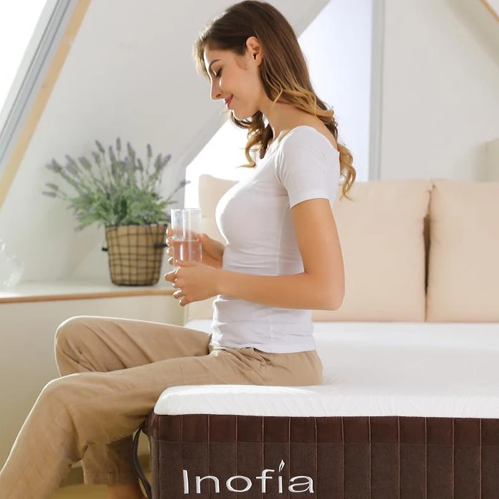 Inofia 11.4 Inch Double Hybrid Mattress with Memory Foam