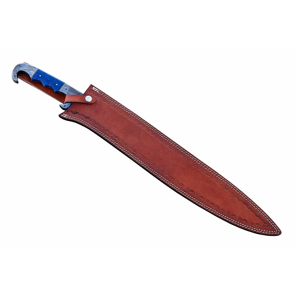 Best Quality Custom Handmade Fixed Blade Sword Hand Made Carbon Damascus Steel Swords In Cheap Price