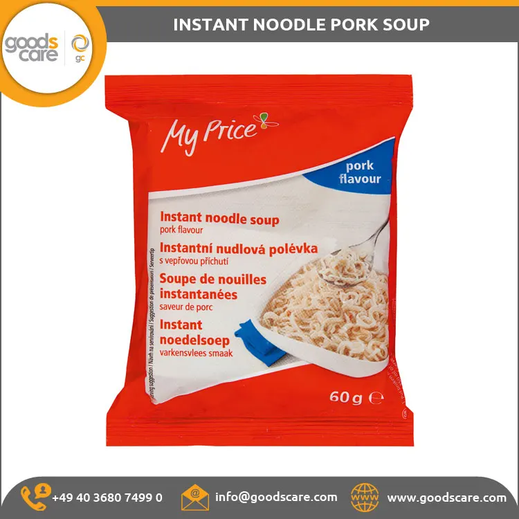Made in Germany Best Quality Pork Flavor Instant Noodle Soup for Bulk Purchase