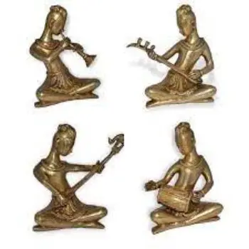  Ручная работа железное окрашенное кольцо Krishna музыкальная статуя для дома/стены декоративное