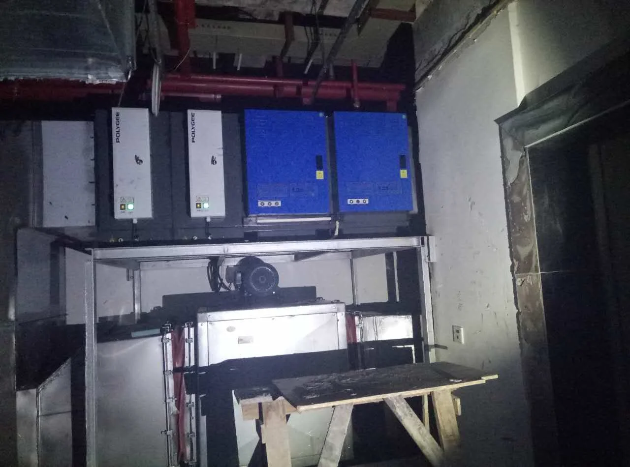 POLYGEE factory supply commercial kitchen oil mist collector with ESP cell