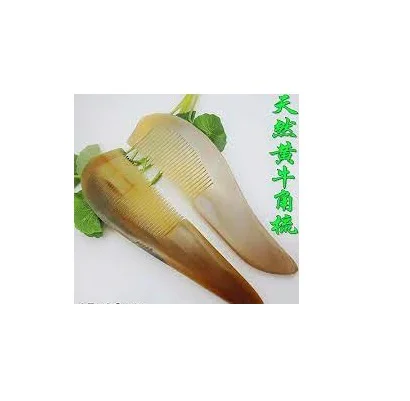 100% Best quality horn comb and customized size and cheap price with Amazon Top Sale Yak Horn Folding Beard Combs For Men