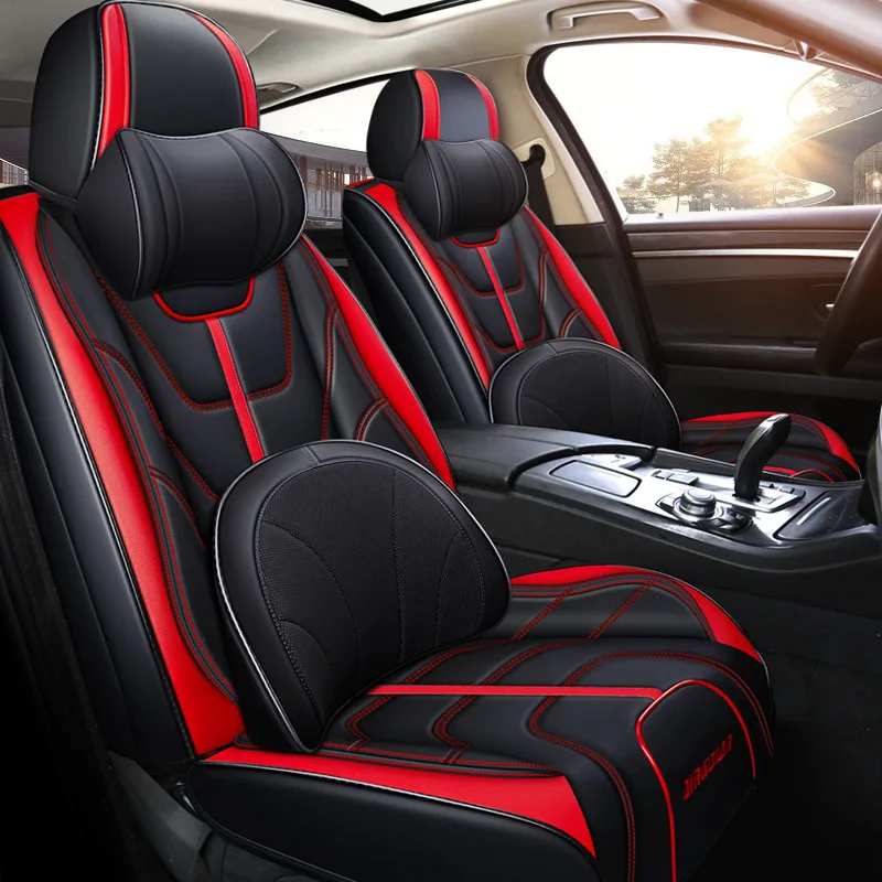 Изготовленный На Заказ Кожаный чехол для автомобильного сиденья 9D P2447