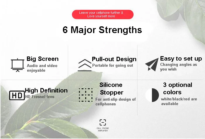6 major strengths of phone screen magnifier