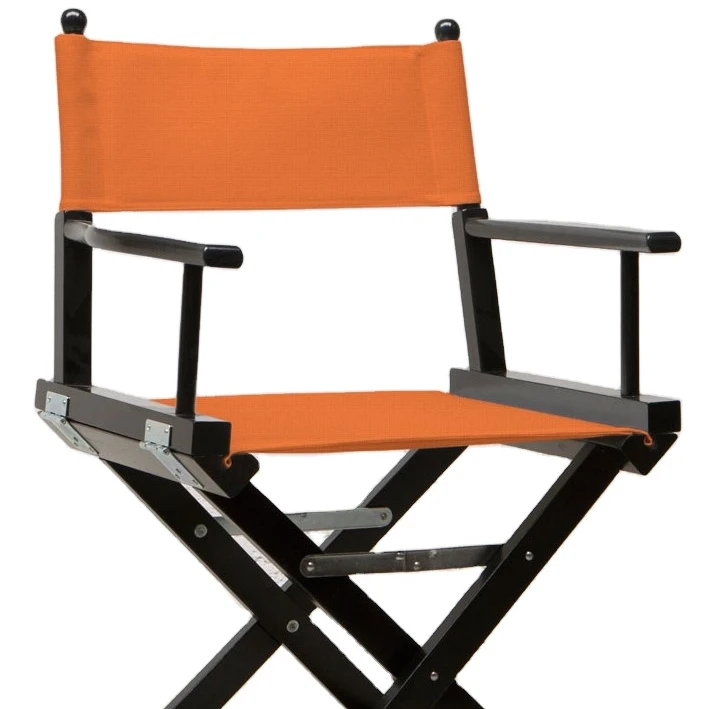 ORANGE FABRIC FOLDING DIRECTOR P CHAIR ITALIAN DESIGN WOODEN FURNITURE OUTDOOR DIRECTOR CHAIR CUSTOMIZED
