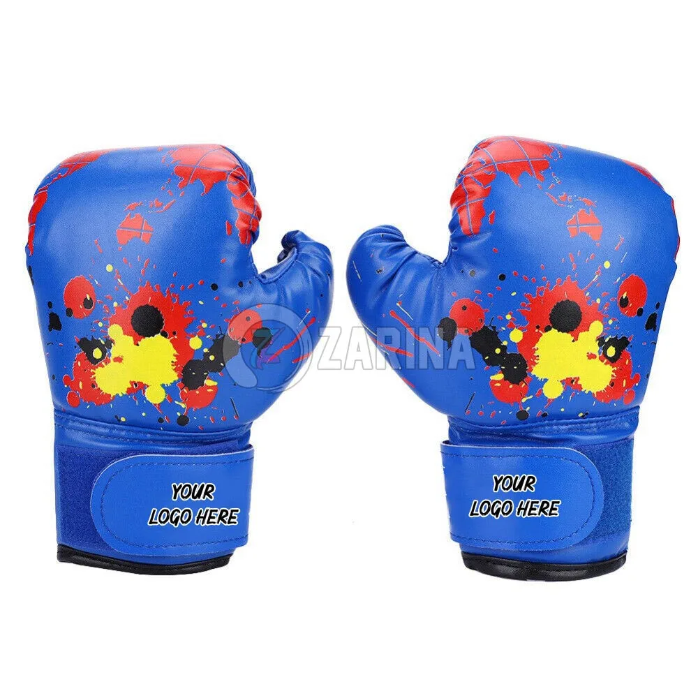 
2pcs Children Boxing Gloves Kids Training Fight Karate Muay Thai Guantes Free Fight MMA Sanda Training Adults Kids Gloves 