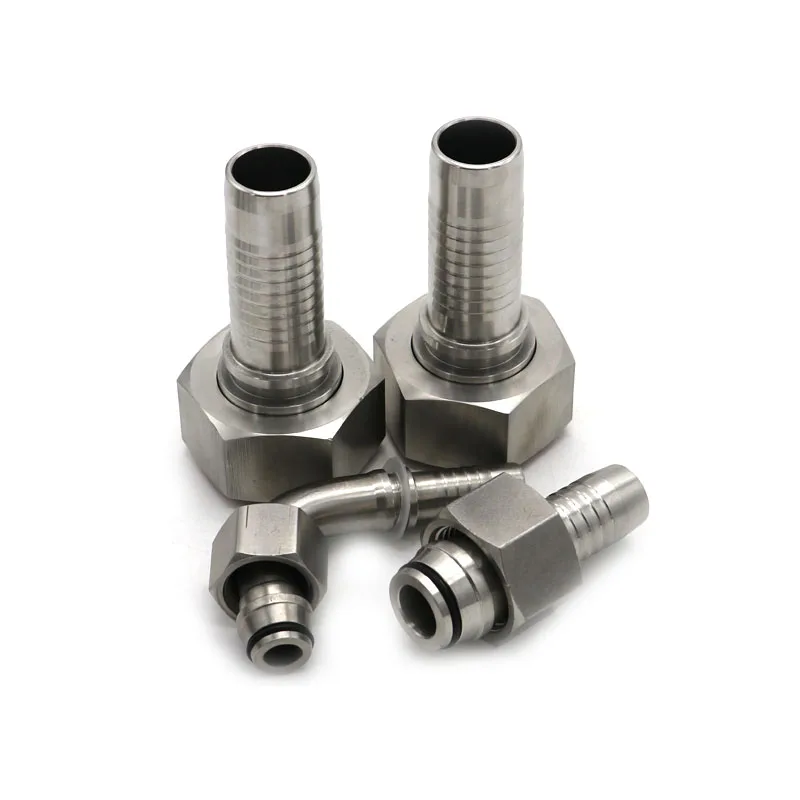 International Standard stainless types of hydraulic fittings