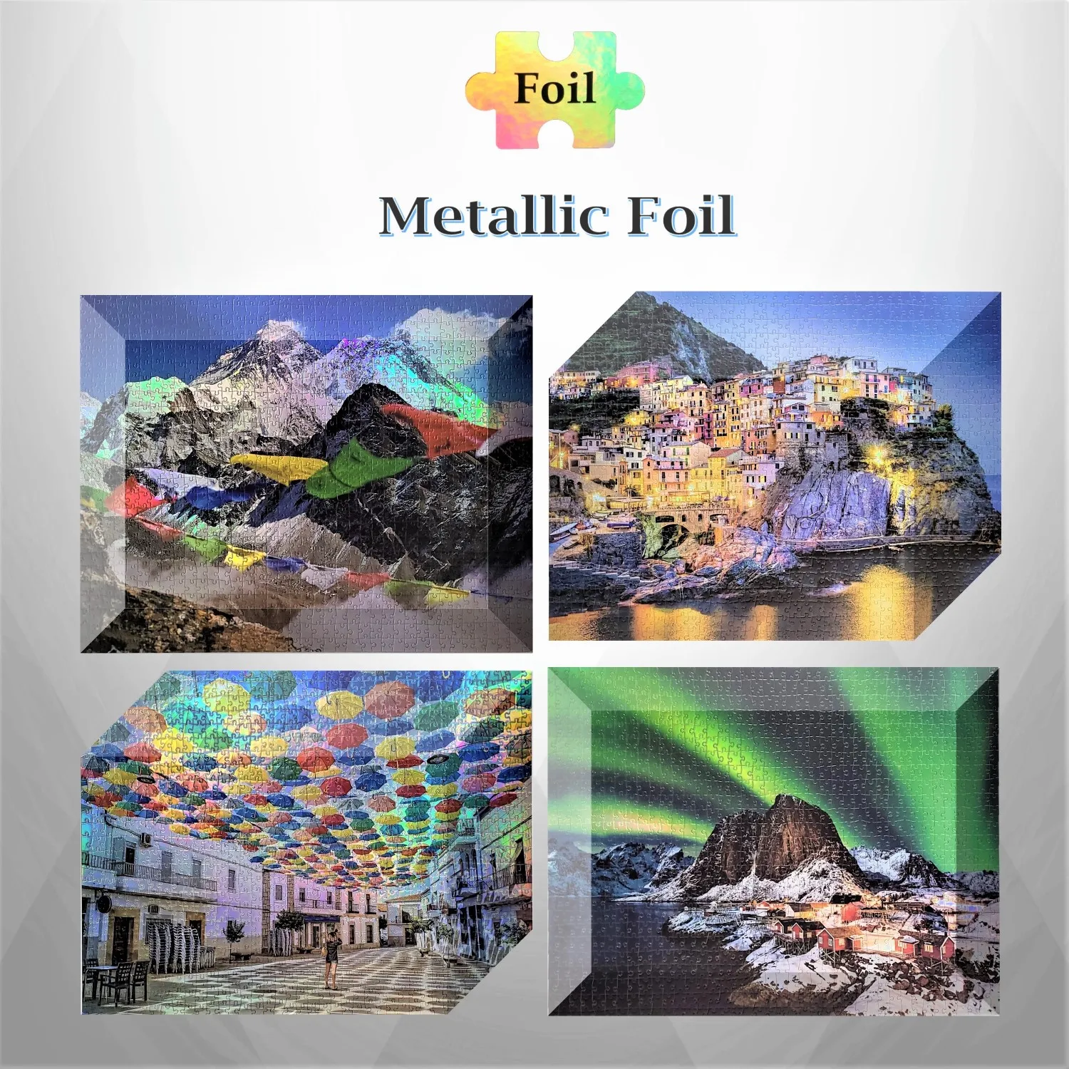 Производитель 1000 штук металлическая фольга Италия Manarola для взрослых и детей обучающая игра головоломка Amazon